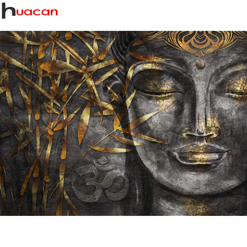 Huacan Dimanta Glezniecības Pilnībā Urbt Budas Dimanta Mākslas Dimanta Mozaīkas Reliģijas Izšuvumi Krustdūrienā Mājas Dekoru 4