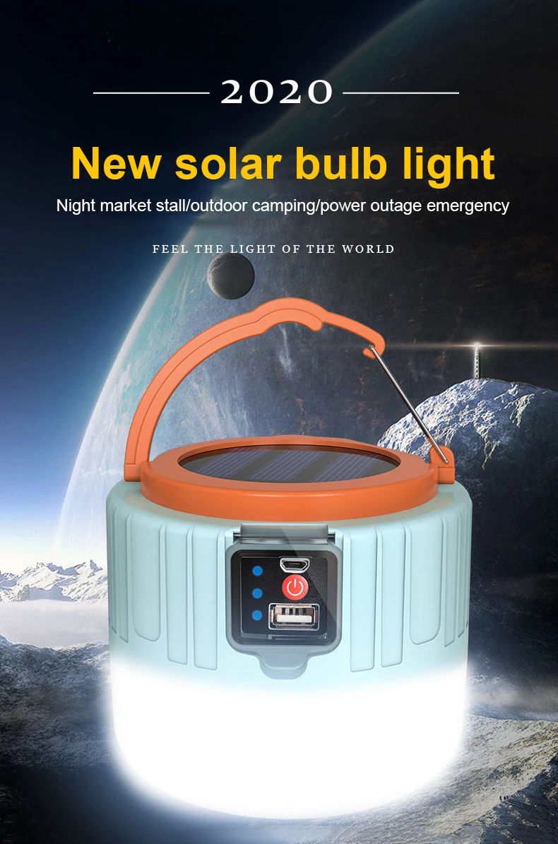 Ūdensizturīgs Āra Telts LED Lampas Saules Kempings Lampu USB Uzlādējams Lukturis Pārnēsājamas Laternas Avārijas Bārbekjū Pārgājienu Apgaismojums 5
