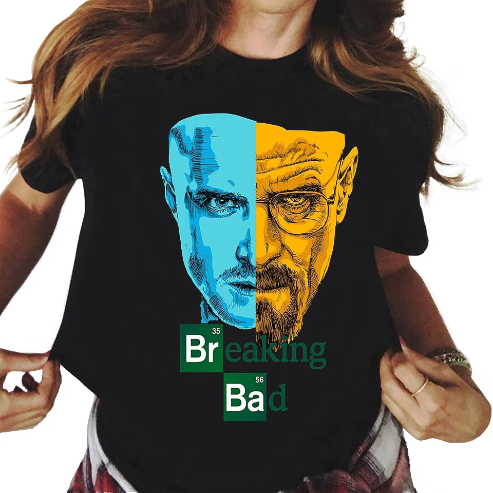 Breaking Bad Modes Krekls, T Krekls, Sieviešu Topi Bāze O-neckBlack Tees 1