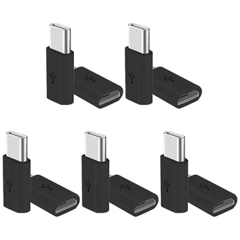 10Pcs Universālo Mikro USB uz C Tipa Datu Pārraides Converter Datu Pārsūtīšanas Palīgierīcēm, kas lietotas forAll Tipa Plug C
