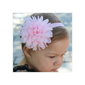 2019 ins sprādziena bērnu matu joslā, roku darbs šifona ziedu galvas baby galvas stīpa bērnu matu aksesuāri matadatu