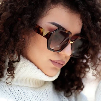2022 Luksusa Laukumā Saulesbrilles Dāmām Modes Brilles Classic Zīmola Dizainere Retro Saules Brilles Sievietes Sexy Briļļu Unisex Toņos