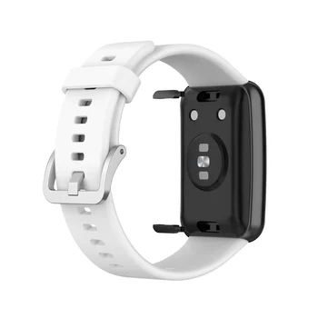 AKBNSTED Mīksta Silikona Sporta Skatīties Siksnu Huawei Skatīties Smart Fit Watch Nomaiņa Aproce Huawei Fit Aproce Siksna