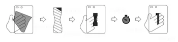 Antirr iPhone X Samsung, huawei Pirkstu Cilpas Rokturi gumiju Siksna Universāls Telefonu Turētājs, Statīvs Mobilajiem Tālruņiem, Planšetdatoriem 0