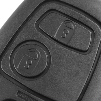 Dandkey Tālvadības Auto Atslēgu 433MHz ID46 Mikroshēmu Citroen Saxo Xsara Picasso Berlingo Par Peugeot 2 Pogas, Atslēgu Fob Neslīpēts Asmens