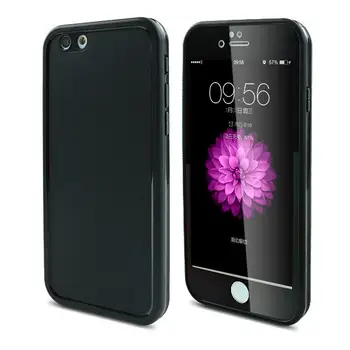 Fasion Candy Krāsas Ūdensizturīgs Gadījumā, iPhone SE 5 5S 6S 6 7 Plus Telefonu Gadījumos Mīksta Silikona Gumijas Triecienizturīgs nepievelk putekļus Vāciņu