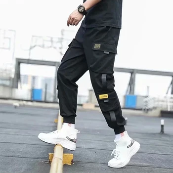 Ir 2021. plus lieluma streetwear gadījuma bikses vīriešu ledus zīda ātri žāvēšanas bikses sporta bikses vīriešu instrumenti staru bikses bikses vīriešiem 0
