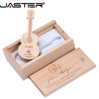 JASTER veicināšanas koka ģitāru un bambusa ģitāra(bezmaksas custom logo)+KASTE USB 2.0 4GB/8GB/16GB/32GB/64GB/128GB USB flash disku