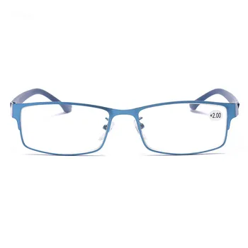 Jauna Tendence TR90 Lasīšanas Brilles Vīriešu Biznesa Recepšu Brilles Augstas Kvalitātes Metāla Rāmis Dioptriju Birojs Vīriešiem presbyopic Brilles 0