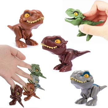 Mini Pirkstu Dinozauri Maza Mēroga Kolekcionējamus Rīcības Attēls Dinozauru Olas Modelis Modelis Dinozauru Rotaļlietas Interaktīvas Nokošana Puses