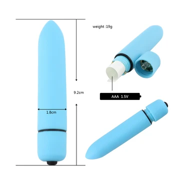 Muti-Ātrums Portatīvo Bullet Vibrators, Dildo Spēcīgs Mini G-Spot Massager Klitora Stimulators Ūdensizturīgs Seksa Rotaļlietas Sievietēm