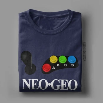 Neo Geo Arcade T Krekls Vīriešu Kokvilnas Jaunums T-Krekls O Kakla Spēle Tee Krekls Classic Īsām Piedurknēm Vasaras Apģērbs