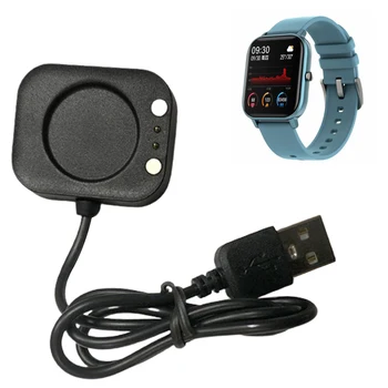 Smartwatch Doks Lādētāja Adapteri ar USB Uzlādes Kabelis, Maksas Vadu SITLOS SQR Hembeer LIGE SENBONO Colmi P8/P8 SE/Pro Skatīties