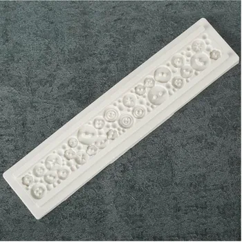 Sugarcraft Skaistu Pogu Formas silikona veidnē pomādes pelējuma kūka dekorēšanas instrumentiem šokolādes gumpaste pelējuma K085*-K086