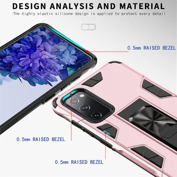 Triecienizturīgs Bruņas Case For Samsung Galaxy S20 FE Piezīme 20 10 9 S8 S9 S10 Plus 01 11 21 81 91 A31 A41 A51 A71 M 01 10 20 11 21 31