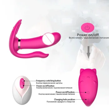 Valkājamas Dildo Vibrators Seksa Rotaļlietas Sievietēm, Bezvadu Tālvadības Maksts Massager G Spot Anālais Stimulators plug Vibratori Masturbators 0