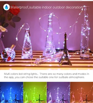 Ziemassvētku Eglīte Dekori Bluetooth Led String Deg Mājas Smart Bluetooth Remote App Kontroles Lampa Home Deco Pasaku Gaismas Vainags