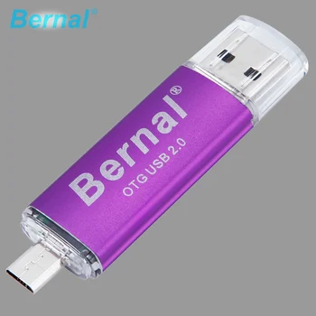 2018 Bernal 16gb Smart tālrunis otg usb flash drive 32gb pendrive high speed usb 2.0 flash drive 8gb flash disks Pen Drive 64gb 1