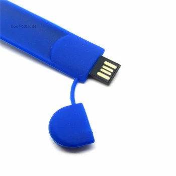 Augstas kvalitātes Gumijas, PVC Aproce Aproce Usb flash drive Pen drive memory stick usb disku, 4 GB 8 GB 16 GB 32 GB reālās spējas 1