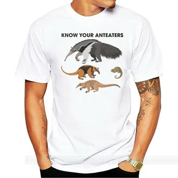 Modes Atdzist Vīriešu T krekls Sievietēm Smieklīgi tshirt Zināt Jūsu Anteaters Pielāgota Iespiests T-Krekls 1