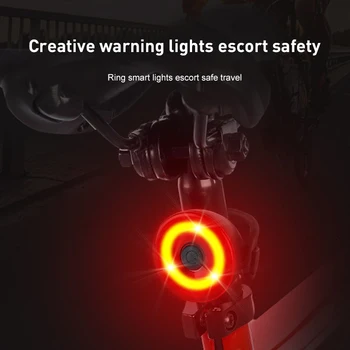 Velosipēdu Gaismas Multi Apgaismojuma Režīmi Baterijas Tips Led Bike Taillight Flash Asti Aizmugurējie Lukturi Kalnu Ceļu Mtb Velosipēdu Sēdekļa 1