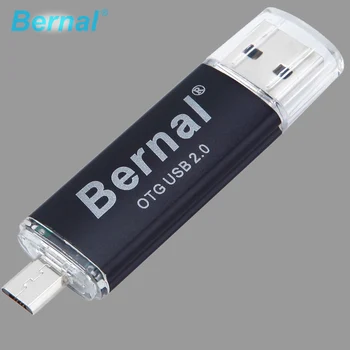 2018 Bernal 16gb Smart tālrunis otg usb flash drive 32gb pendrive high speed usb 2.0 flash drive 8gb flash disks Pen Drive 64gb 2