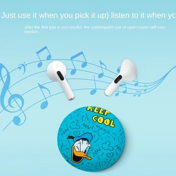 Disney bezvadu bluetooth austiņas TWS auss sporta darbojas fitnesa mūzikas austiņas 5.0 2