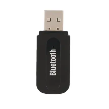 Jauns USB Bezvadu Bluetooth 4.0 Mūzikas Stereo Uztvērēju Dongle Adapteri Audio Mājas Skaļruņu Raidītājs 3.5 mm Jack Bluetooth Uztvērējs 2