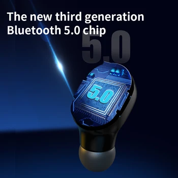 TWS Bluetooth 5.0 Austiņas 3500mAh Uzlādes Box Bezvadu Austiņu 9D Stereo Sporta Ūdensizturīgs Earbuds, Austiņas Ar Mikrofonu 2