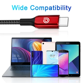 Tālrunis Planētas PD 60W USB C USB C Tipa Kabeli QC 3.0 3A Ātri Lādētāja Vadu Macbook Samsung S9 Plus Huawei P40 Pro Xiaomi 2