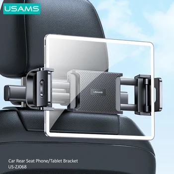 USAMS Pastāvīgu Automašīnas Aizmugurējā Sēdekļa Tālruni, Planšetdatoru Turētājs Tālruņa Turētājs Mobilā Tālruņa Maiņa Tablete Stingri Nostipriniet Stabils Statīvs 2
