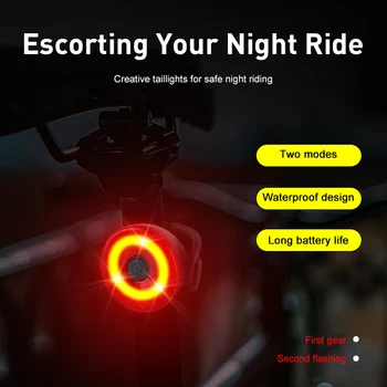 Velosipēdu Gaismas Multi Apgaismojuma Režīmi Baterijas Tips Led Bike Taillight Flash Asti Aizmugurējie Lukturi Kalnu Ceļu Mtb Velosipēdu Sēdekļa 2