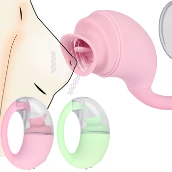 Mini Mēles Laiza Vibrators, USB Uzlāde, Nepieredzējis Dzelksnis Klitora Vibrators Masāžas Krūts Pieaugušo Seksa Rotaļlietas Sieviešu Masturbācija 3