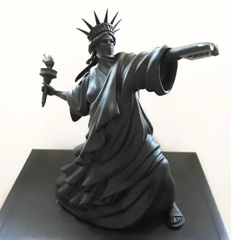 37cm Sveķu Statuja Skulptūru Banksy Brīvības Statuja Bomber Kolekciju Mūsdienu Rotaslietas Figūriņas Mājas Dekori Aksesuāri 4