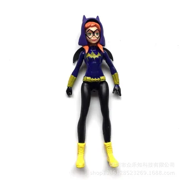 DC Anime Attēls Supergirl Indes Efeja Harley Quinn Plastmasas Kolekciju, Dzīvības Apdare Bērnu Rotaļu Dzimšanas dienas Dāvanas 4
