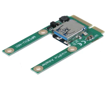 Mini pcie USB 3.0 adapteris pārveidotājs,USB3.0 uz mini pci e PCIE Express Card Whosale&Dropship 4