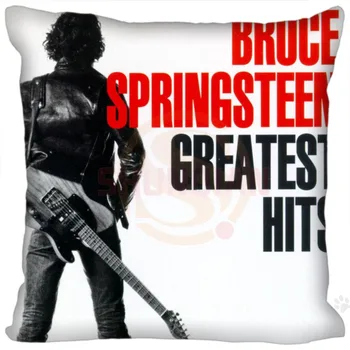 Mājas Lietošanai Pielāgotu Kvadrātveida Spilvendrāna Bruce Springsteen mīksta Spilvena Segums Zippered Karstu Produktu SQ00611-H06 4