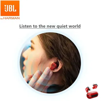 Sākotnējā JBL T280TWS Pro Bluetooth Austiņas Stereo Earbuds Bass Skaņas Austiņas Trokšņu atcelšana Austiņas ar MIC Uzlādes Gadījumā 4