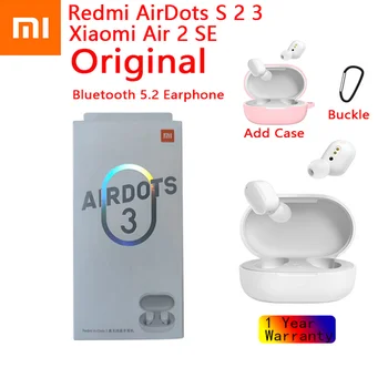 Sākotnējā Xiaomi Redmi AirDots 3 Bezvadu Earbuds Bluetooth 5.2 TWS Touch Redmi AirDots 2 Pro 3, Automātiski izveidotu Savienojumu Austiņas 4