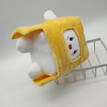 3pcs LankyBox Plīša Lelle Uzstādīt Gudrs Foxy Rocky Plīša Rotaļlieta Boxy Anime Plīša Spilvenu 25cm Dāvanas Bērniem Fani Kaķis rotaļu biedrs, 5
