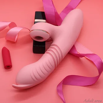 Bagāžnieka Funkciju Vibrators Seksa Rotaļlieta, Apkures Sievietes Klitora Sūcējs Masturbator Nepieredzējis Vibrējošo Dildo Maksts Masāžu Pieaugušajiem 18 5
